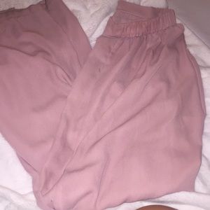 FREE PEOPLE PASTEL FLOWY PANTS